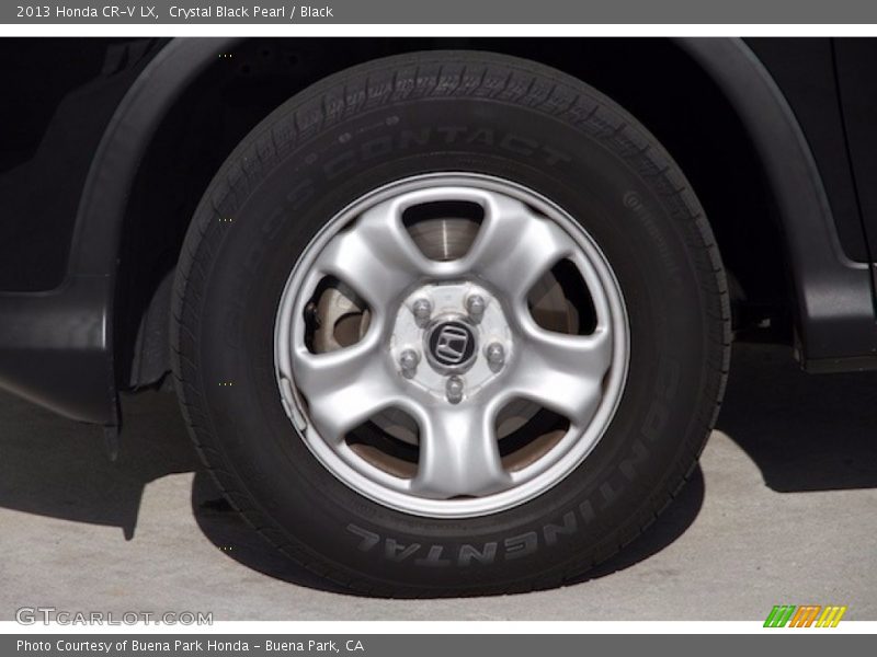 Crystal Black Pearl / Black 2013 Honda CR-V LX