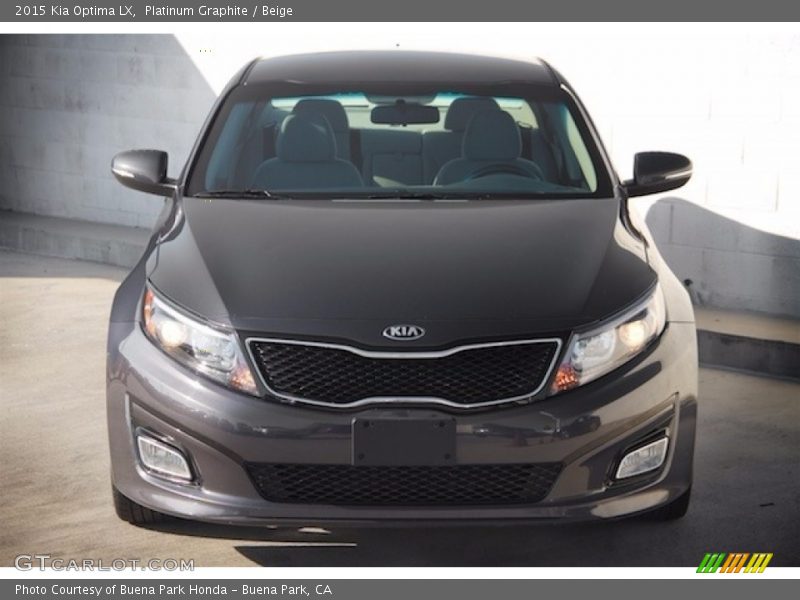 Platinum Graphite / Beige 2015 Kia Optima LX