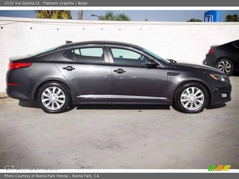 Platinum Graphite / Beige 2015 Kia Optima LX
