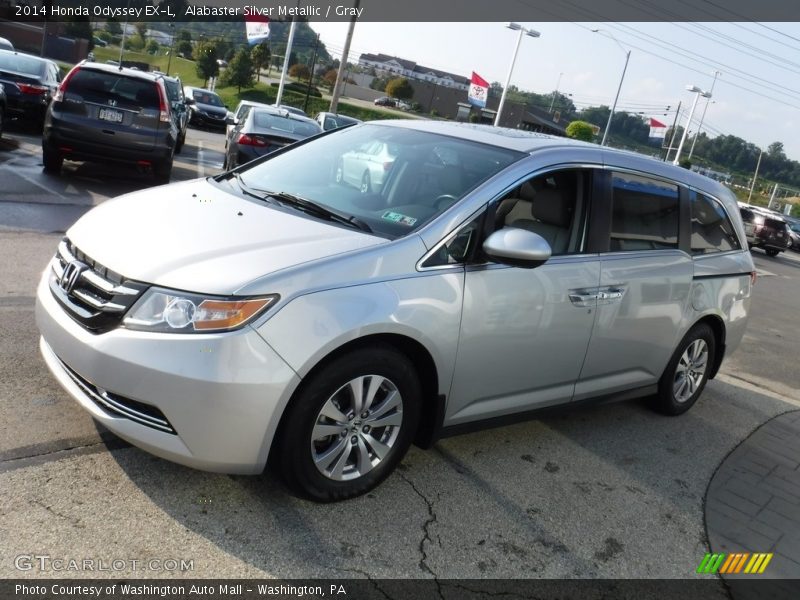 Alabaster Silver Metallic / Gray 2014 Honda Odyssey EX-L