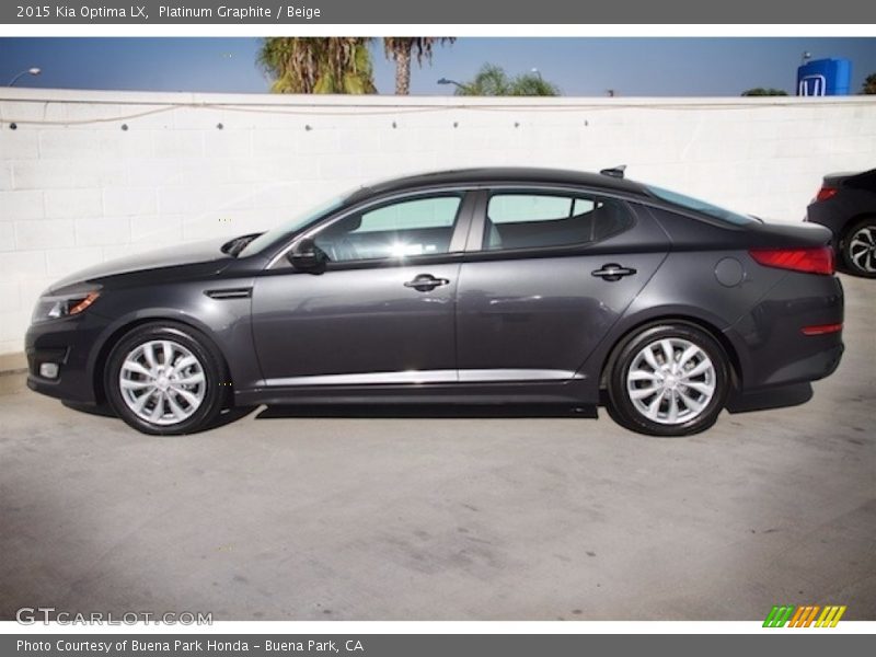 Platinum Graphite / Beige 2015 Kia Optima LX