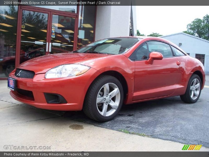 Sunset Pearlescent Pearl / Dark Charcoal 2009 Mitsubishi Eclipse GS Coupe