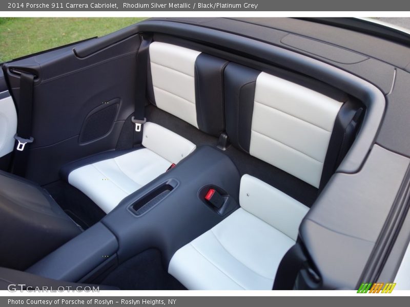 Rhodium Silver Metallic / Black/Platinum Grey 2014 Porsche 911 Carrera Cabriolet