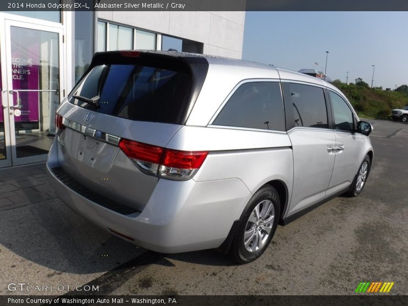 Alabaster Silver Metallic / Gray 2014 Honda Odyssey EX-L