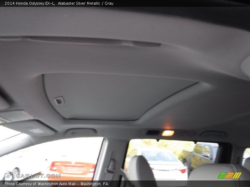 Alabaster Silver Metallic / Gray 2014 Honda Odyssey EX-L