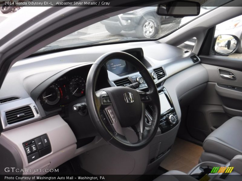 Alabaster Silver Metallic / Gray 2014 Honda Odyssey EX-L