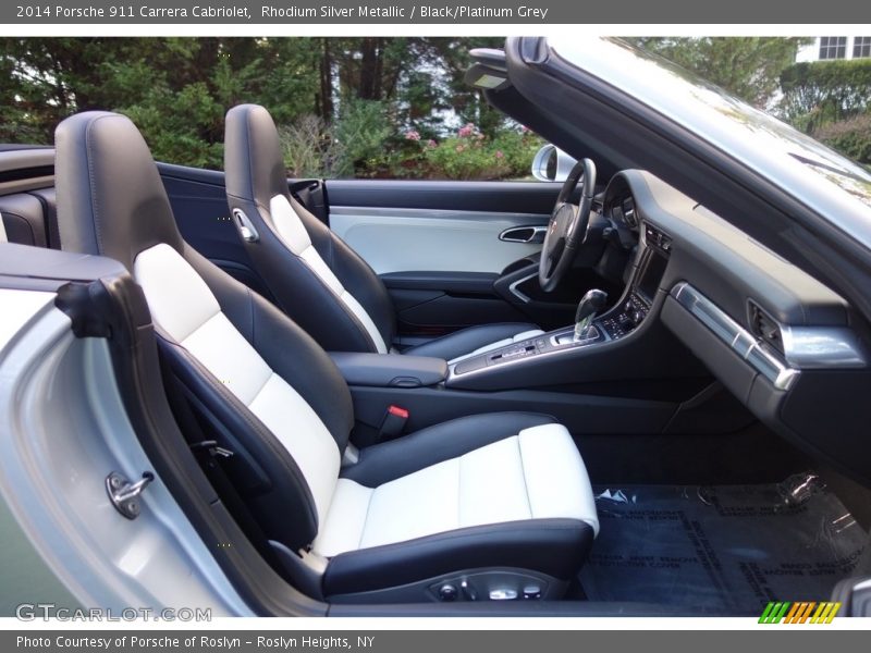 Rhodium Silver Metallic / Black/Platinum Grey 2014 Porsche 911 Carrera Cabriolet