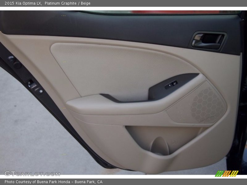 Platinum Graphite / Beige 2015 Kia Optima LX