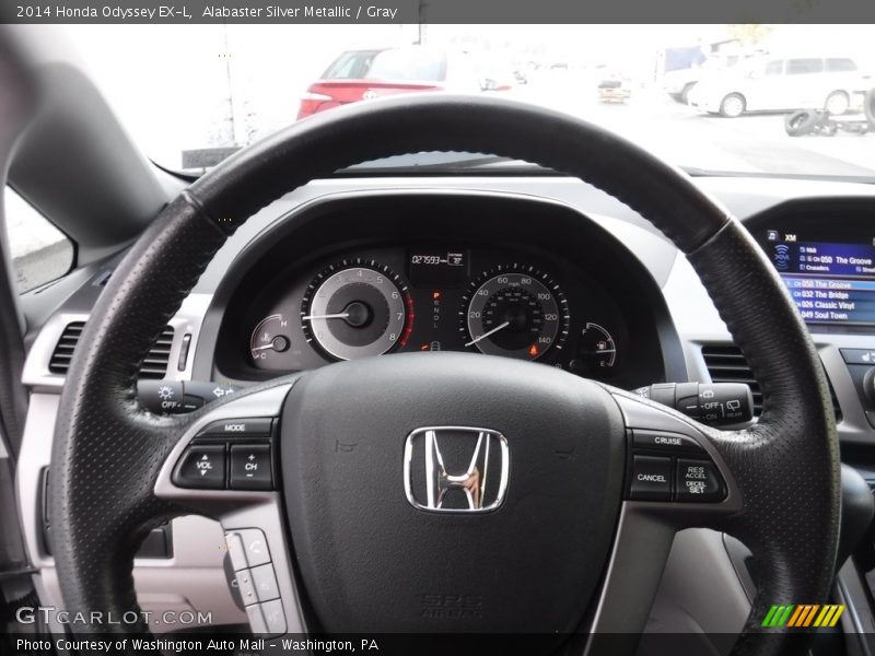 Alabaster Silver Metallic / Gray 2014 Honda Odyssey EX-L