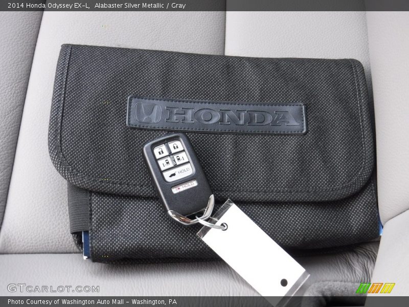 Alabaster Silver Metallic / Gray 2014 Honda Odyssey EX-L