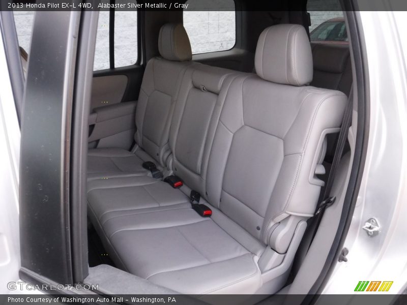 Alabaster Silver Metallic / Gray 2013 Honda Pilot EX-L 4WD