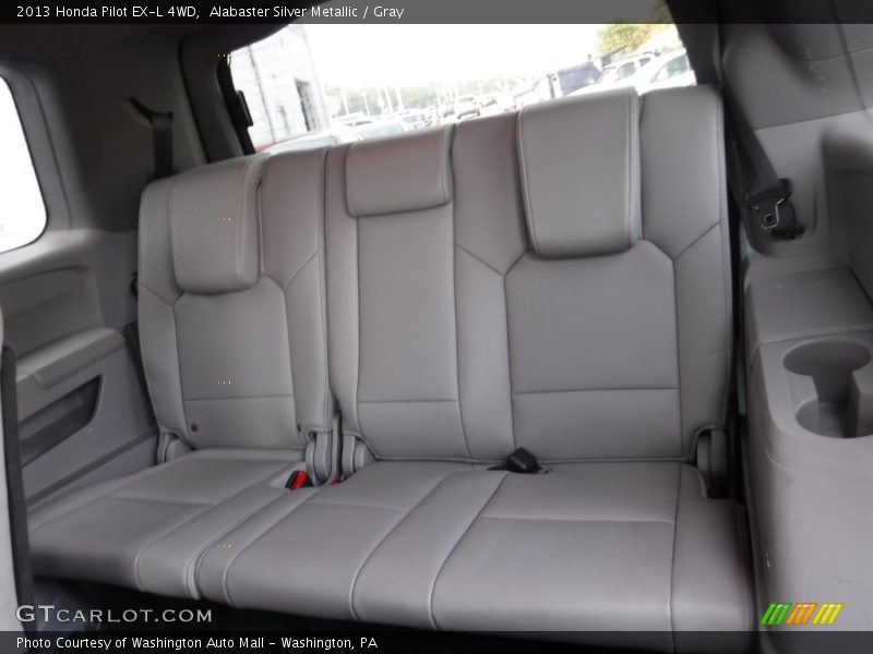 Alabaster Silver Metallic / Gray 2013 Honda Pilot EX-L 4WD