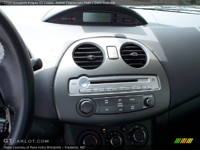 Sunset Pearlescent Pearl / Dark Charcoal 2009 Mitsubishi Eclipse GS Coupe