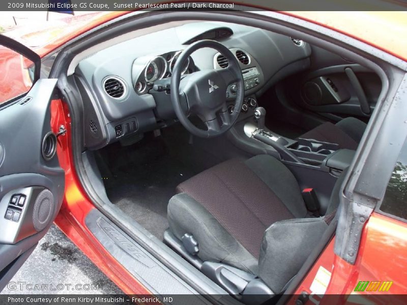 Sunset Pearlescent Pearl / Dark Charcoal 2009 Mitsubishi Eclipse GS Coupe