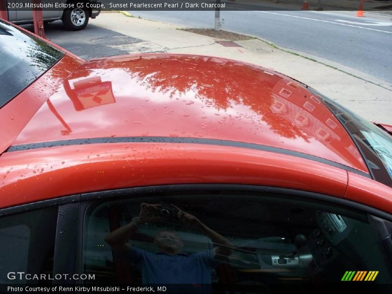 Sunset Pearlescent Pearl / Dark Charcoal 2009 Mitsubishi Eclipse GS Coupe