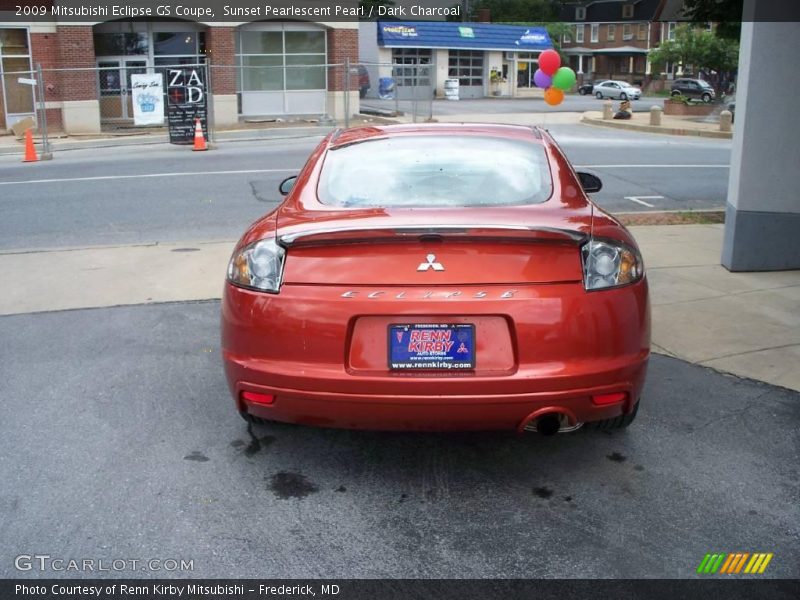 Sunset Pearlescent Pearl / Dark Charcoal 2009 Mitsubishi Eclipse GS Coupe