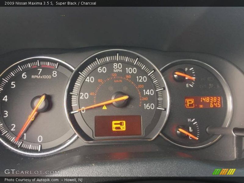 Super Black / Charcoal 2009 Nissan Maxima 3.5 S
