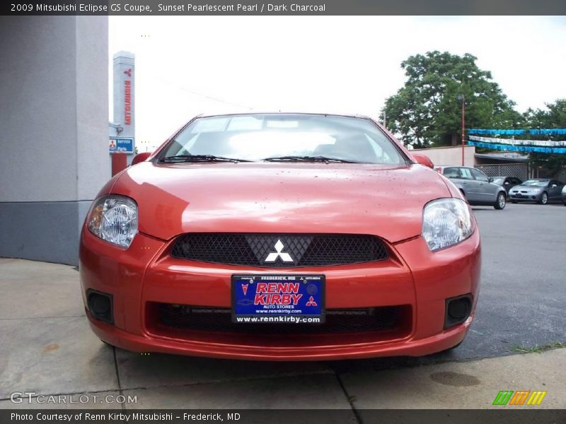 Sunset Pearlescent Pearl / Dark Charcoal 2009 Mitsubishi Eclipse GS Coupe
