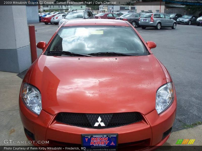 Sunset Pearlescent Pearl / Dark Charcoal 2009 Mitsubishi Eclipse GS Coupe