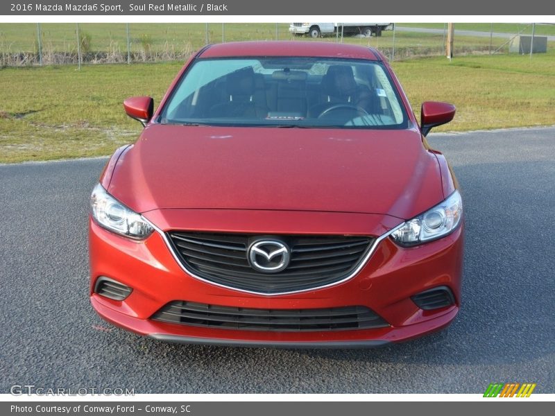 Soul Red Metallic / Black 2016 Mazda Mazda6 Sport
