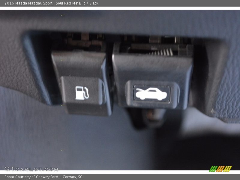 Soul Red Metallic / Black 2016 Mazda Mazda6 Sport