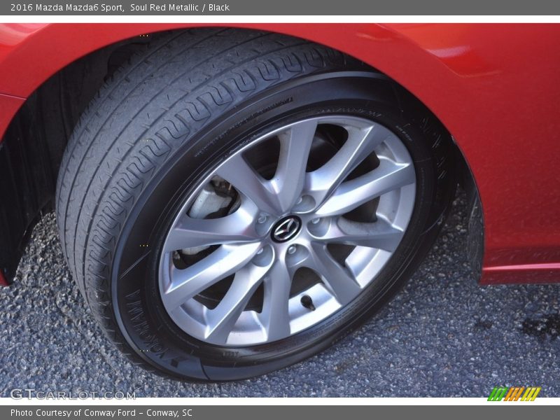 Soul Red Metallic / Black 2016 Mazda Mazda6 Sport