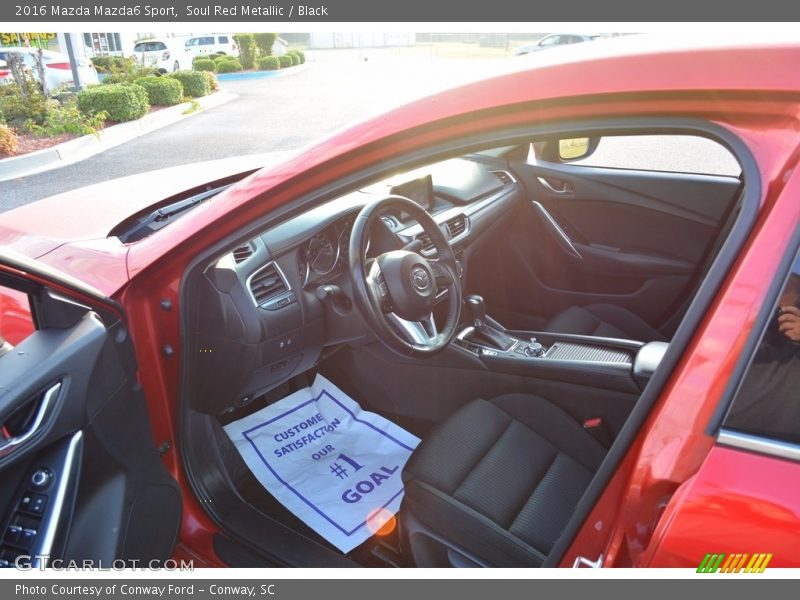 Soul Red Metallic / Black 2016 Mazda Mazda6 Sport