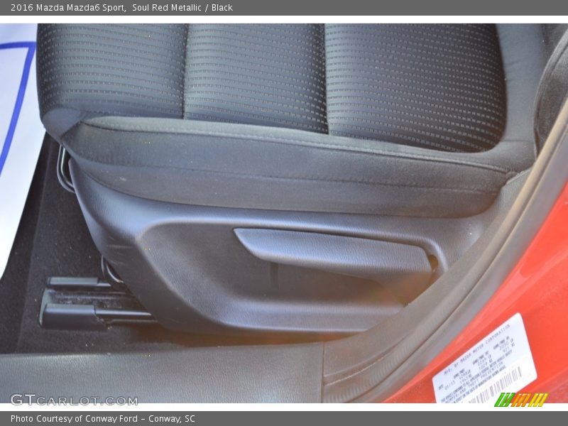 Soul Red Metallic / Black 2016 Mazda Mazda6 Sport