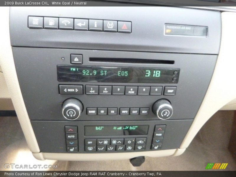 White Opal / Neutral 2009 Buick LaCrosse CXL