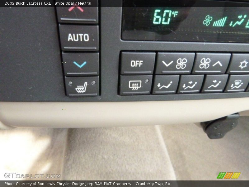 White Opal / Neutral 2009 Buick LaCrosse CXL