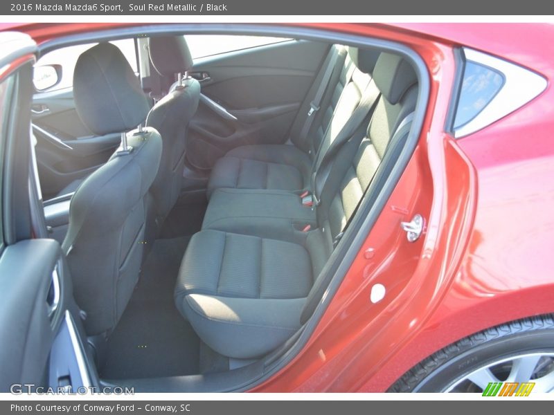 Soul Red Metallic / Black 2016 Mazda Mazda6 Sport