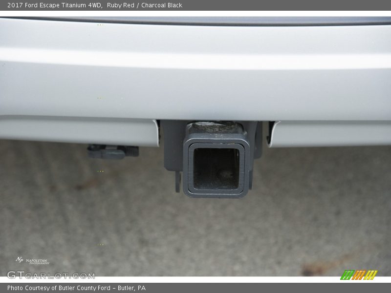 Ruby Red / Charcoal Black 2017 Ford Escape Titanium 4WD
