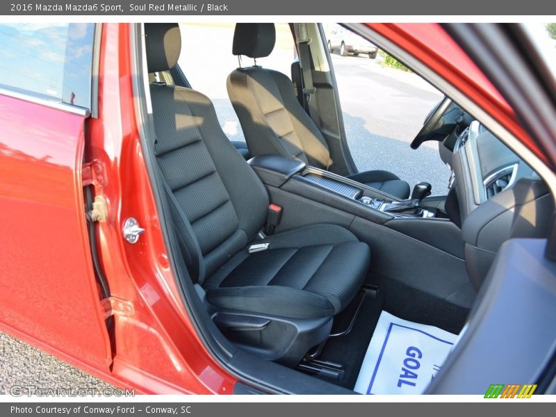 Soul Red Metallic / Black 2016 Mazda Mazda6 Sport