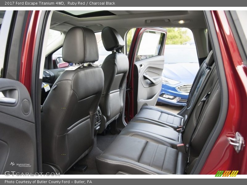 Ruby Red / Charcoal Black 2017 Ford Escape Titanium 4WD