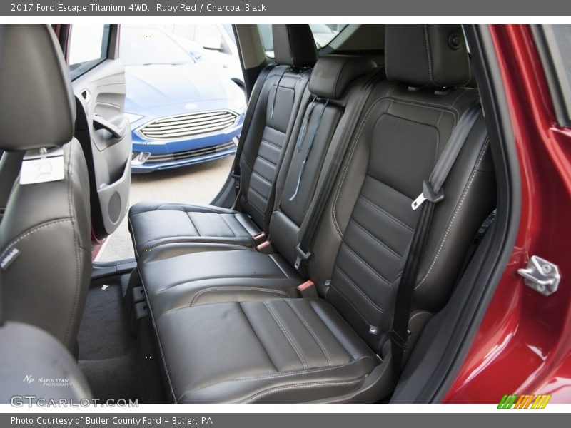 Ruby Red / Charcoal Black 2017 Ford Escape Titanium 4WD