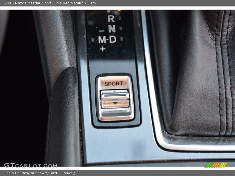 Soul Red Metallic / Black 2016 Mazda Mazda6 Sport