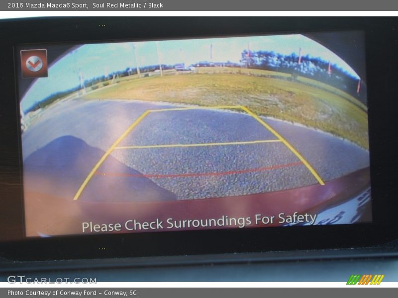 Soul Red Metallic / Black 2016 Mazda Mazda6 Sport