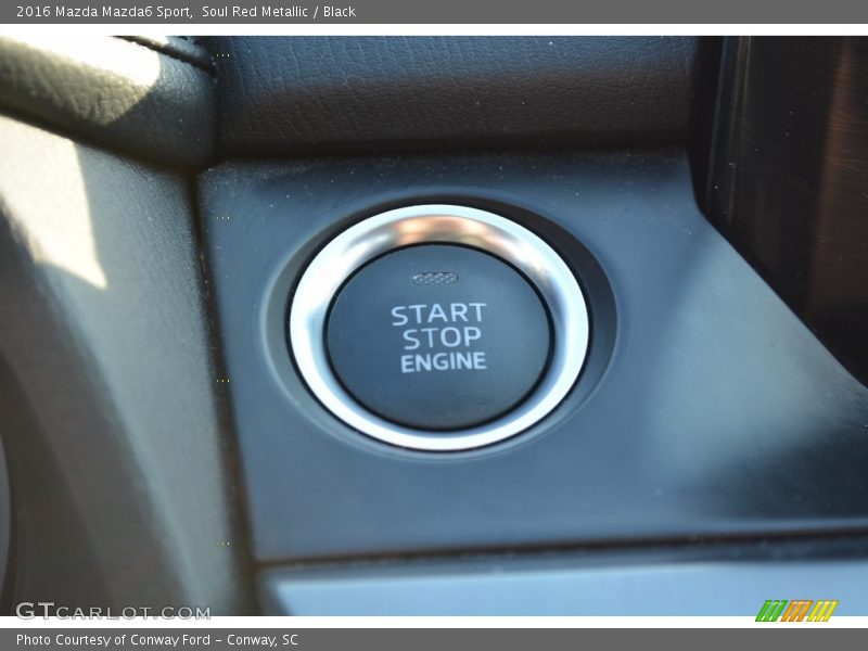 Soul Red Metallic / Black 2016 Mazda Mazda6 Sport