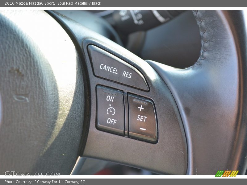 Soul Red Metallic / Black 2016 Mazda Mazda6 Sport