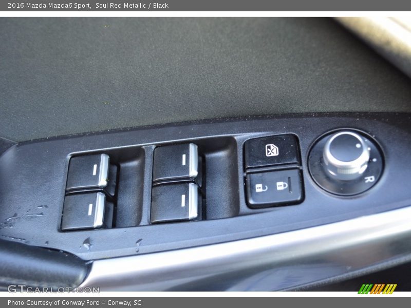 Soul Red Metallic / Black 2016 Mazda Mazda6 Sport