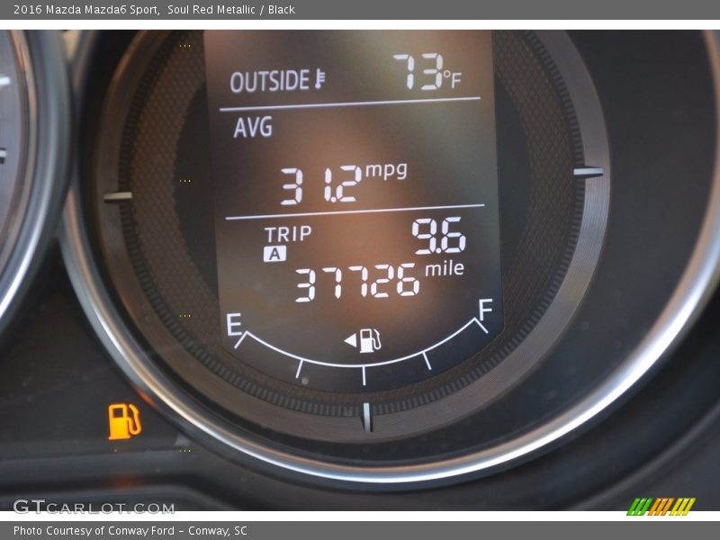 Soul Red Metallic / Black 2016 Mazda Mazda6 Sport