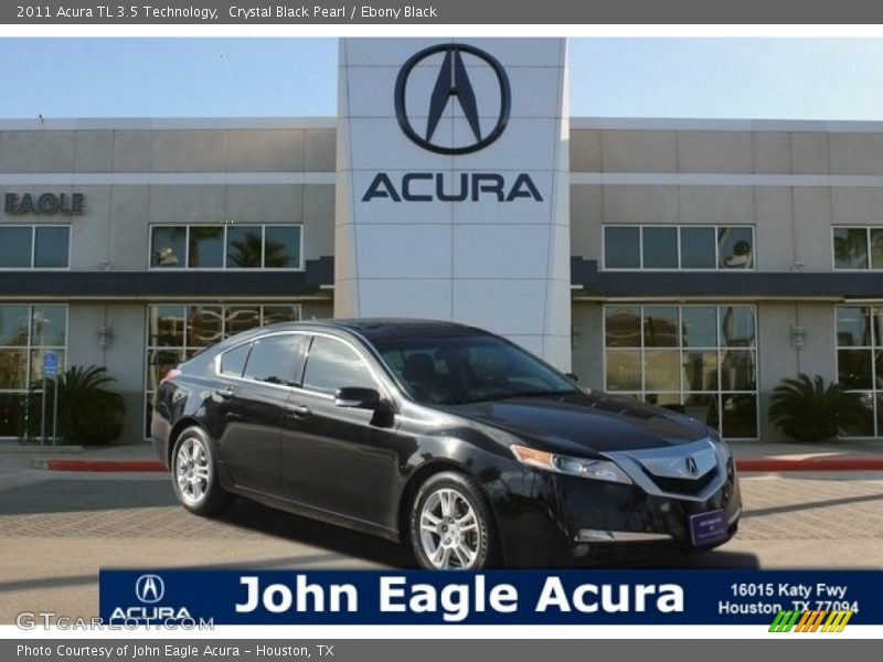 Crystal Black Pearl / Ebony Black 2011 Acura TL 3.5 Technology