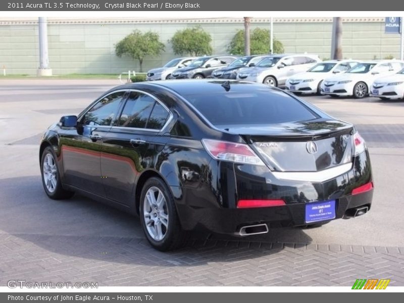 Crystal Black Pearl / Ebony Black 2011 Acura TL 3.5 Technology