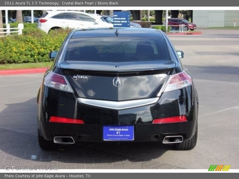 Crystal Black Pearl / Ebony Black 2011 Acura TL 3.5 Technology