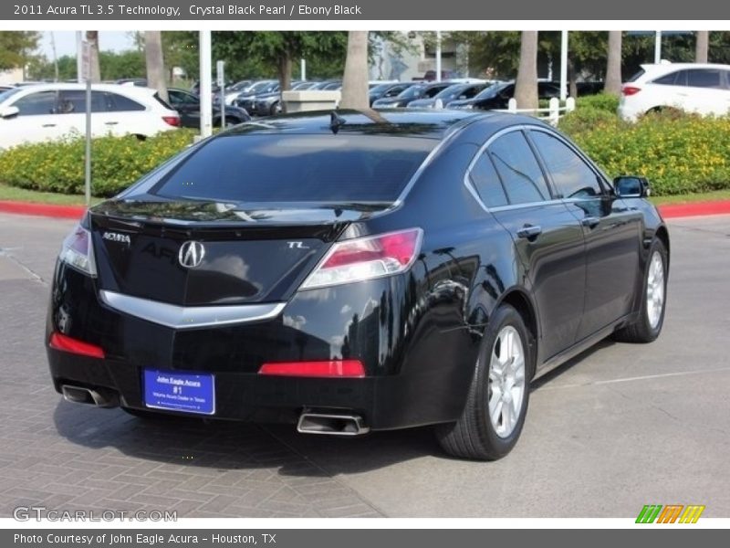 Crystal Black Pearl / Ebony Black 2011 Acura TL 3.5 Technology