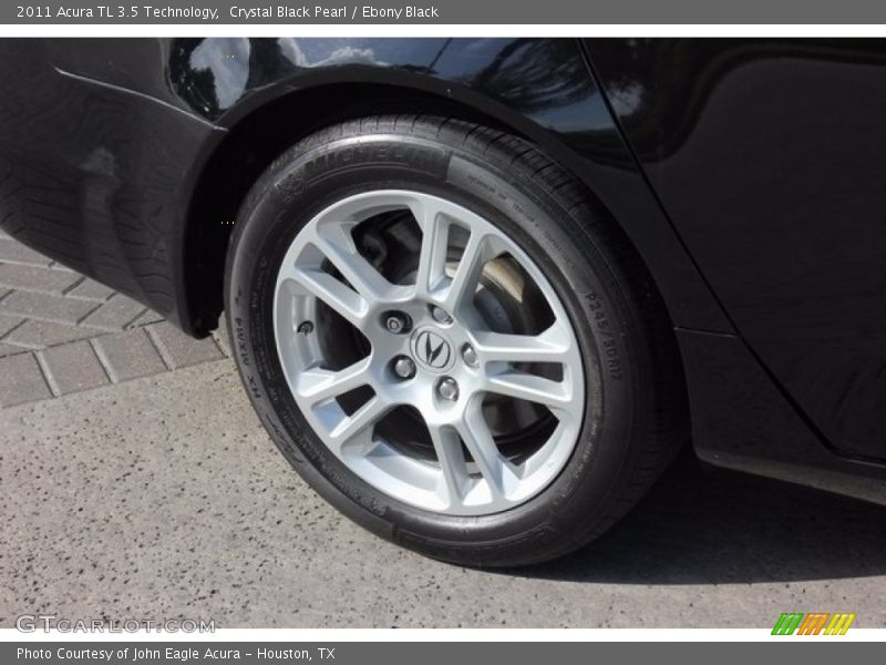 Crystal Black Pearl / Ebony Black 2011 Acura TL 3.5 Technology