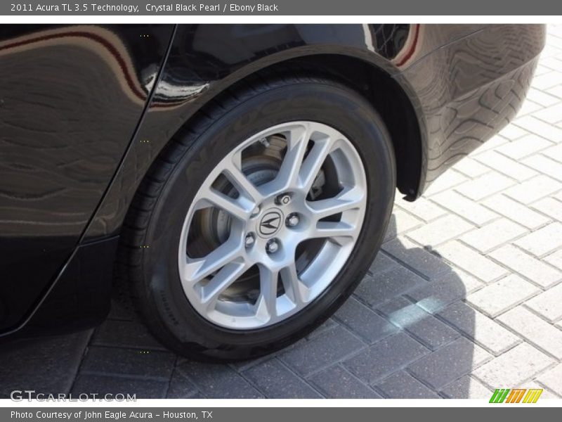 Crystal Black Pearl / Ebony Black 2011 Acura TL 3.5 Technology