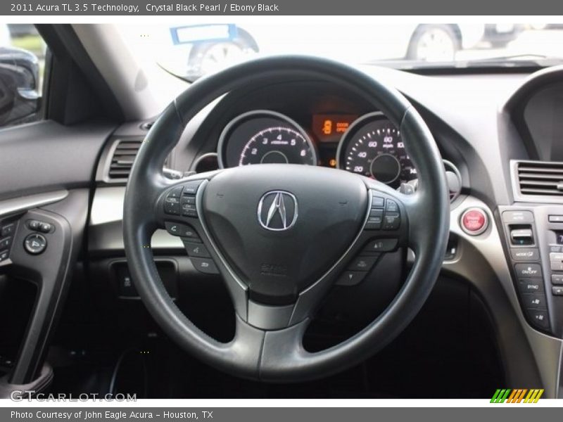 Crystal Black Pearl / Ebony Black 2011 Acura TL 3.5 Technology