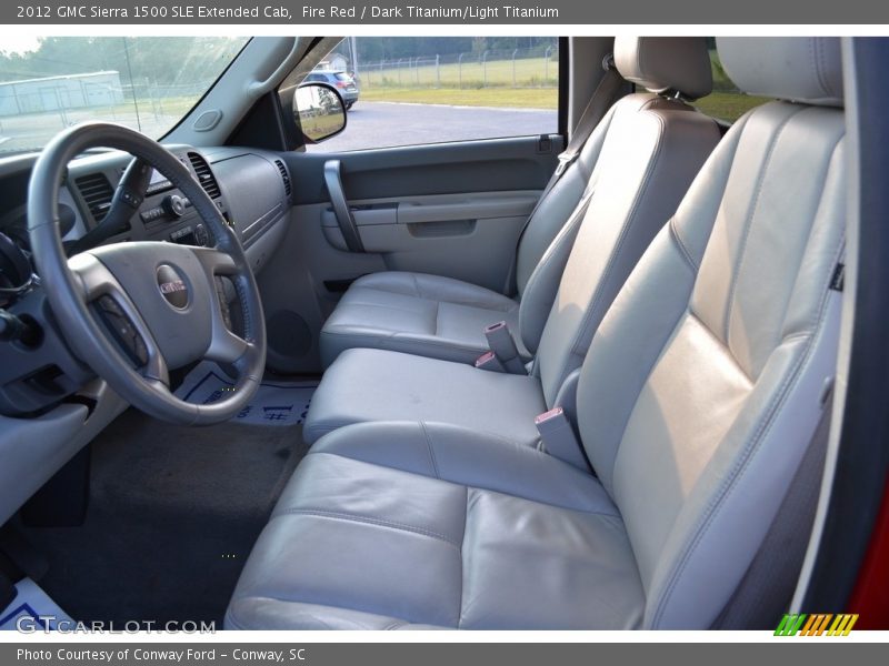 Fire Red / Dark Titanium/Light Titanium 2012 GMC Sierra 1500 SLE Extended Cab