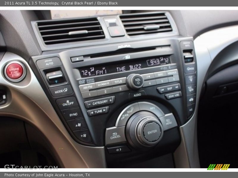 Crystal Black Pearl / Ebony Black 2011 Acura TL 3.5 Technology